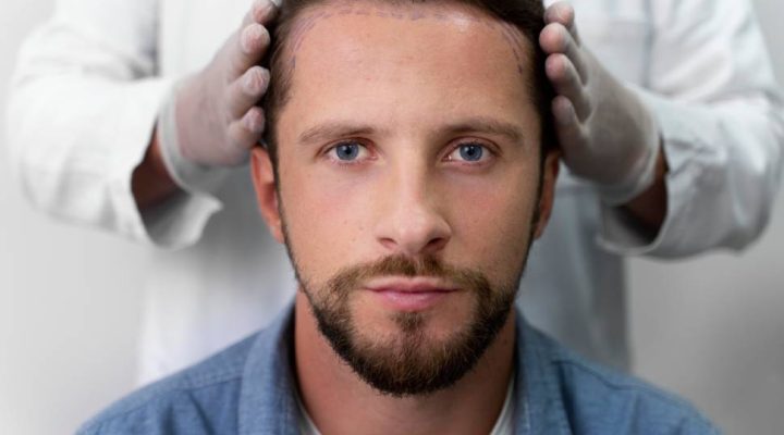 شكل الرأس بعد عملية زراعة الشعر