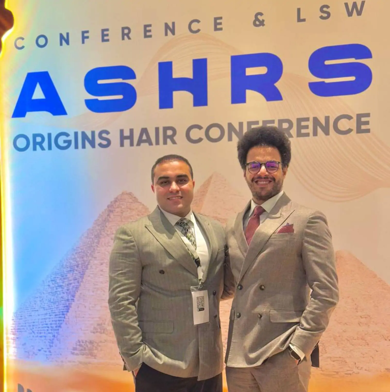 مشاركة الدكتور أحمد فوزي والدكتور أحمد برعي في مؤتمر الجمعية الأفريقية لجراحة استعادة الشعر 3