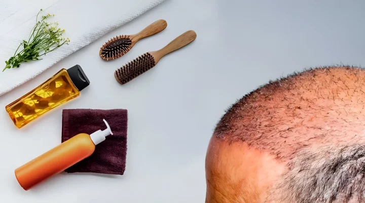 العناية بالشعر بعد الزراعة