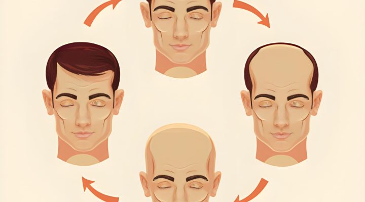 مراحل عملية زراعة الشعر