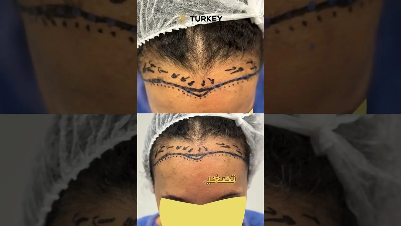 تخلصي من الجبهة العريضة والشعر الضعيف