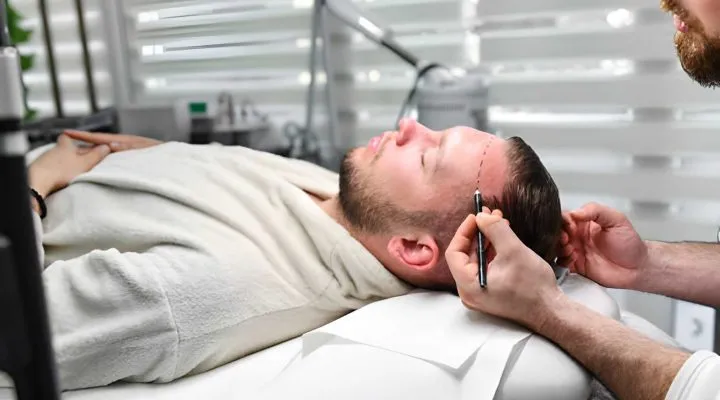 Hair Transplant Preparation